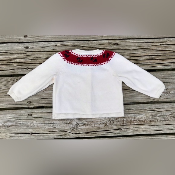 Girls GYMBOREE Scottie Dog Holiday Button Up Sweater 2T Winter Events Photos - Picture 3 of 6
